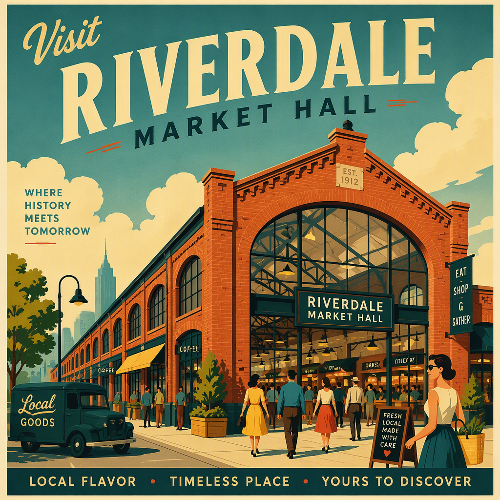 Ponce City Marketin punatiilinen rakennus Ponce City Marketin punatiilinen rakennus