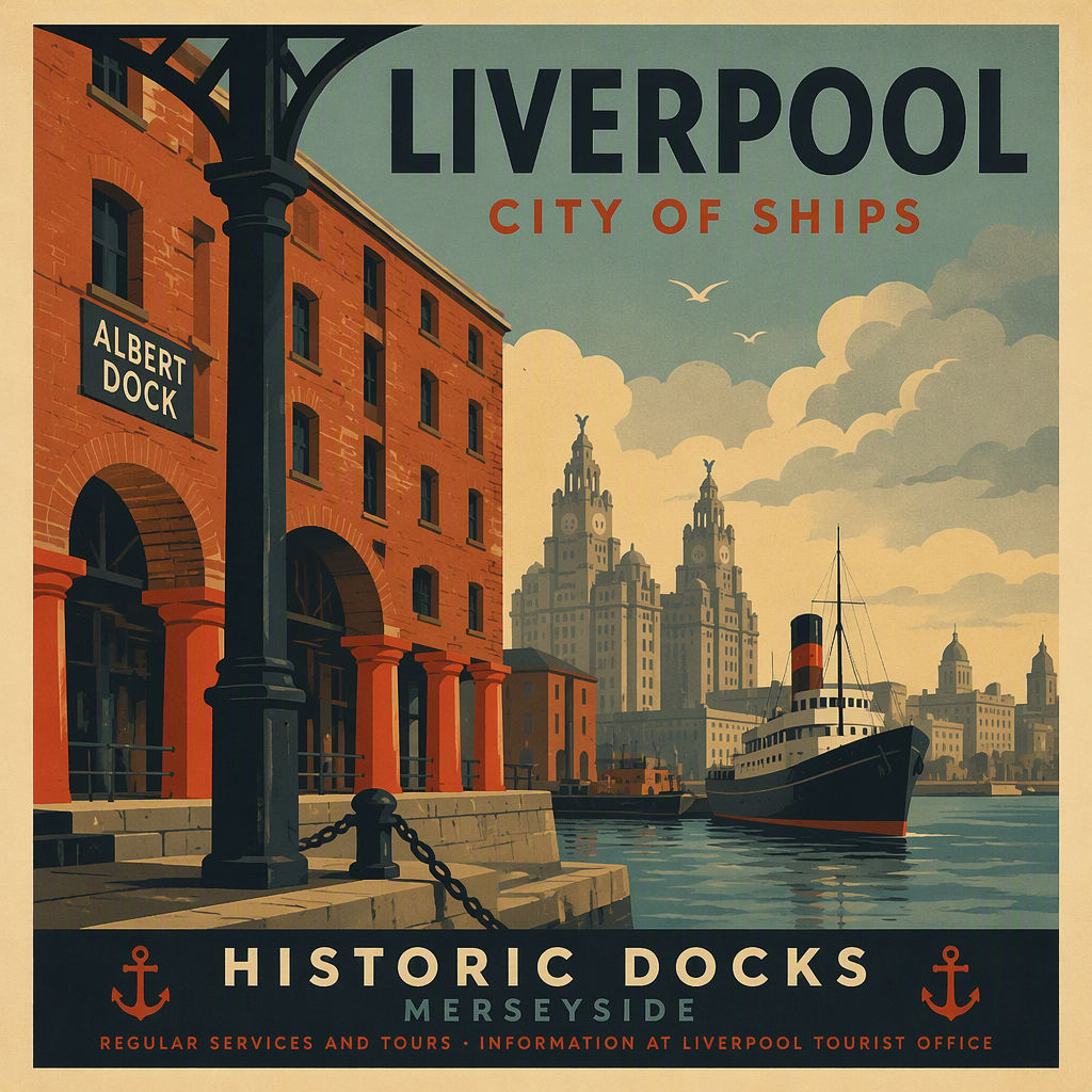 Albert Dockin historiallisia tiilirakennuksia ja rautarakenteita