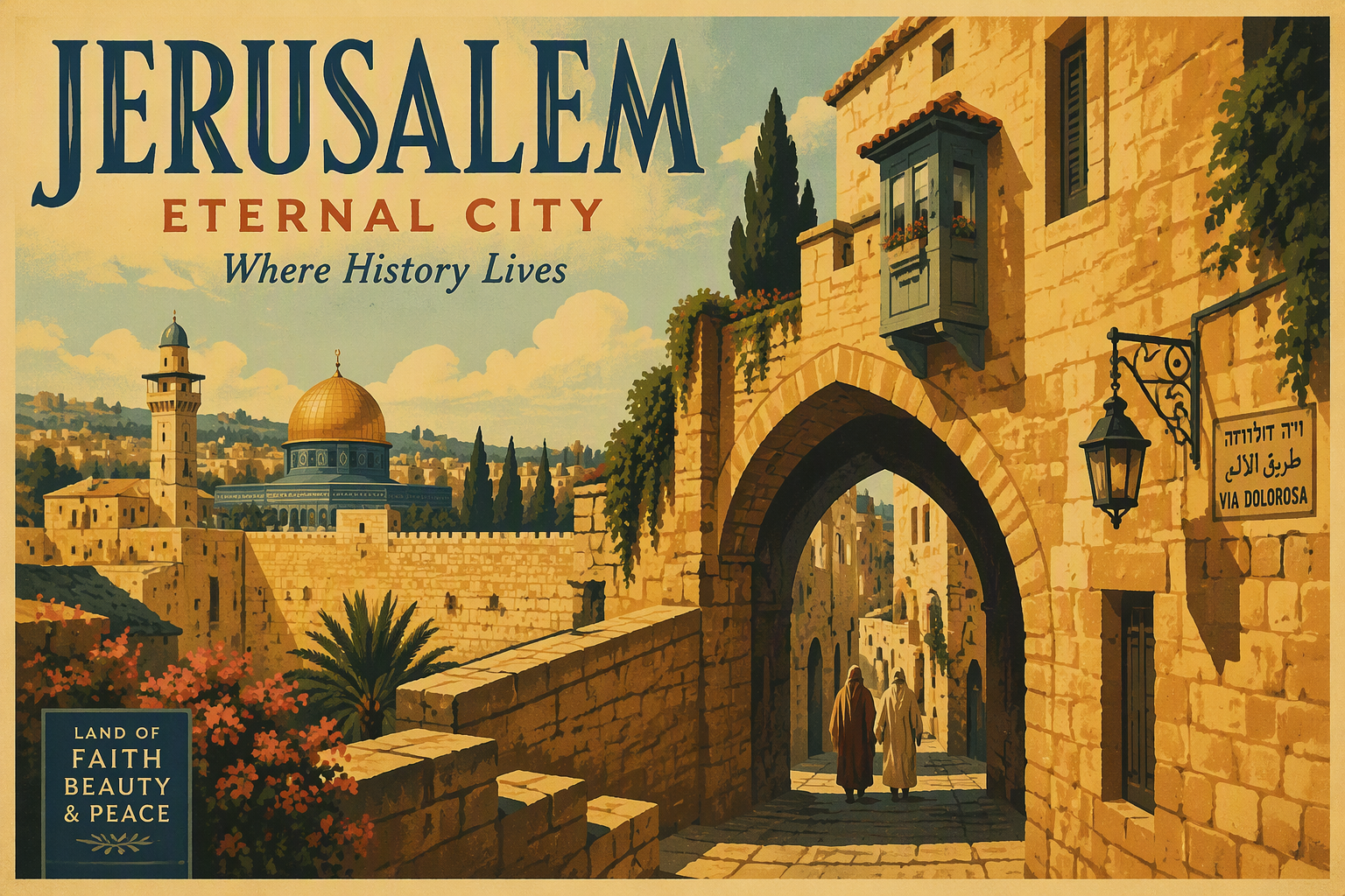 Jerusalemin vanhankaupungin historialliset kivikujat