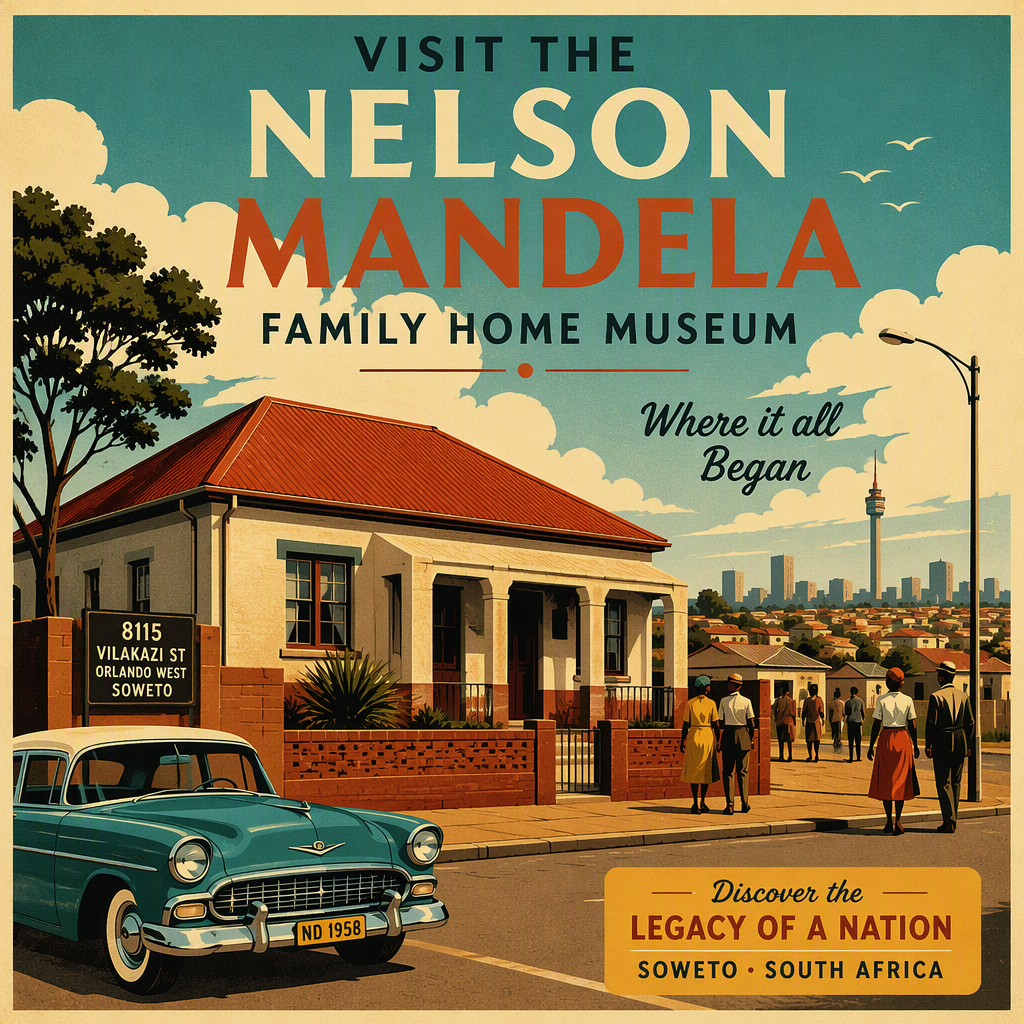 Nelson Mandelan kotimuseo Sowetossa Nelson Mandelan kotimuseo Sowetossa