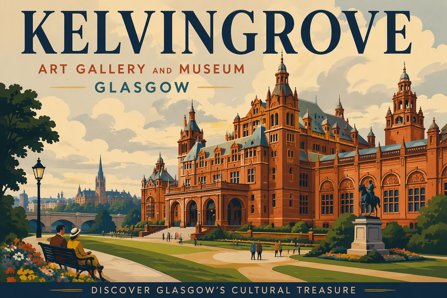 Kelvingrove Art Gallery and Museum -museon historiallinen rakennus