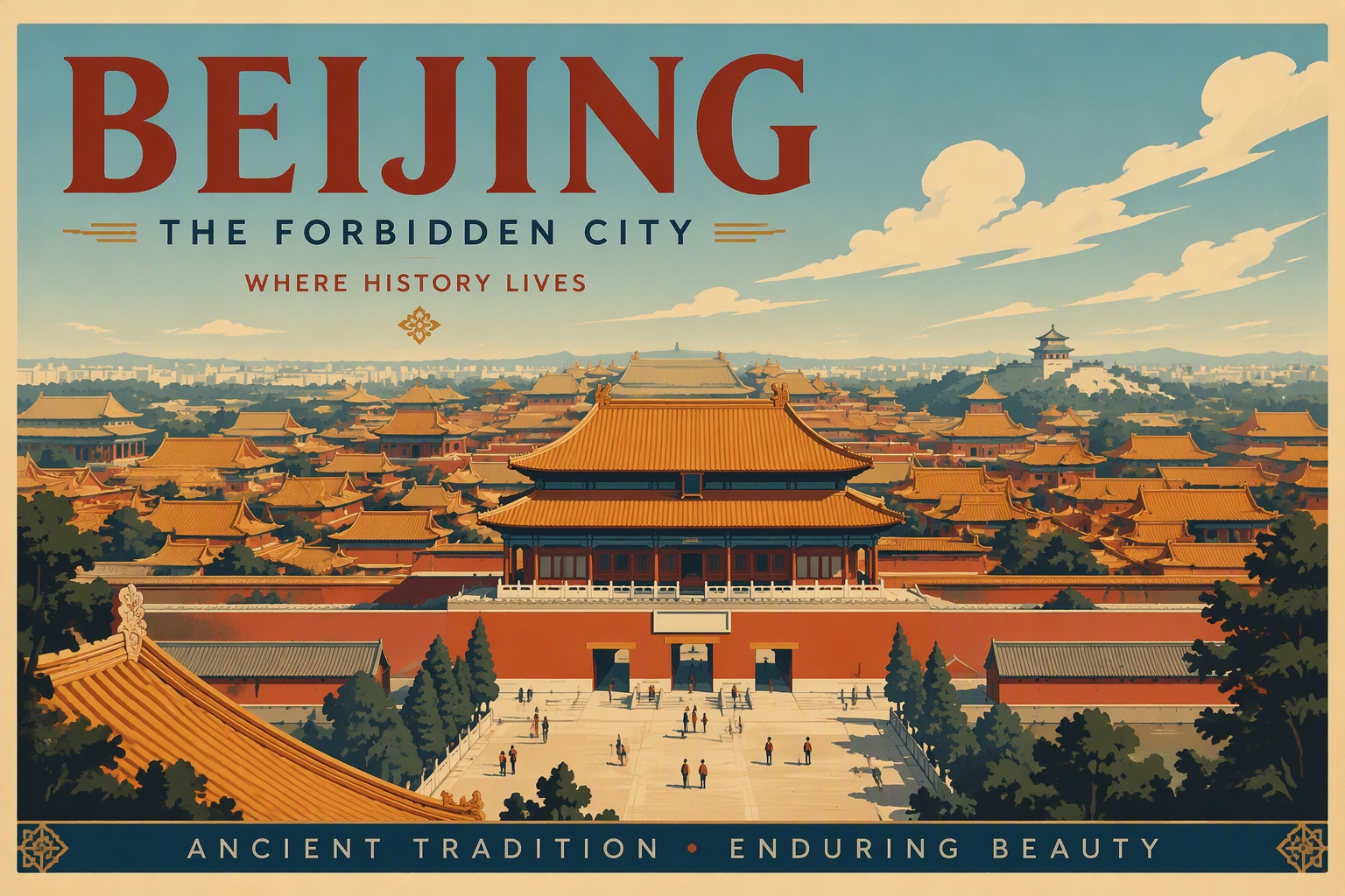 Historiallinen Kielletty kaupunki Pekingissä Historiallinen Kielletty kaupunki Pekingissä