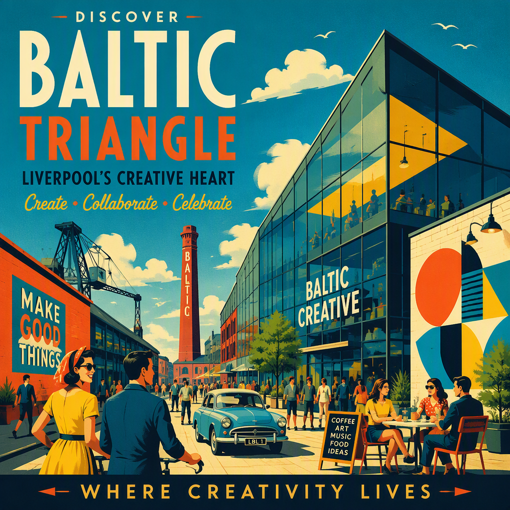 Modernia arkkitehtuuria ja eläväistä kaupunkikulttuuria Baltic Trianglessa