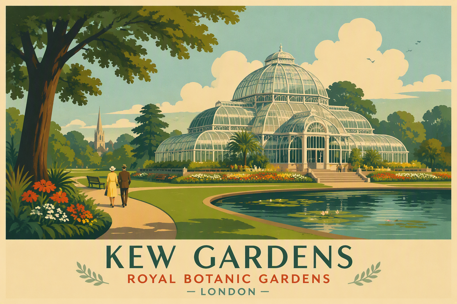 Sefton Parkin Palm House on upea lasinen kasvihuone