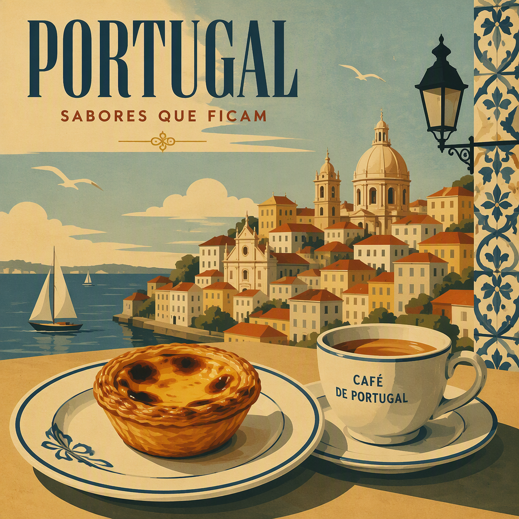 Perinteinen portugalilainen pastéis de nata -leivonnainen