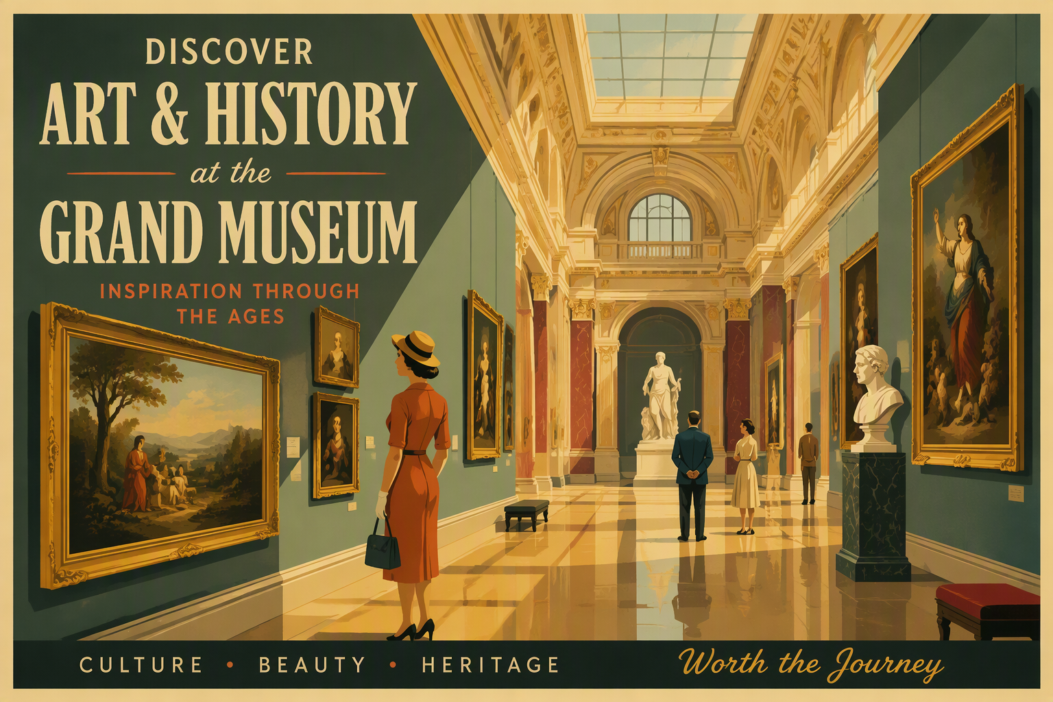 Louvre-museon historiallinen taidegalleria