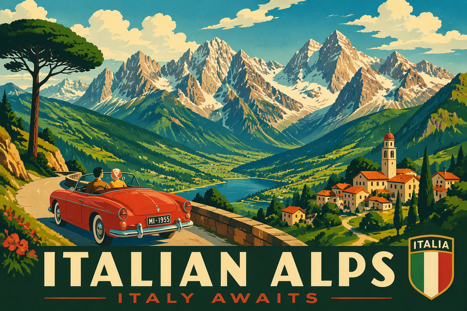 Italian Alpit ja vihreä laakso